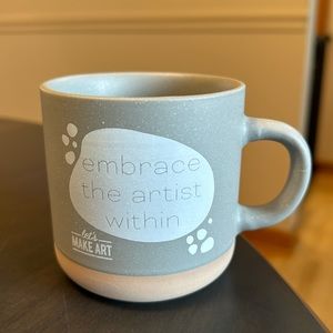 Embrace the Artist Within Ceramic Mug NEW Let’s Make Art LMA Sarah Cray
